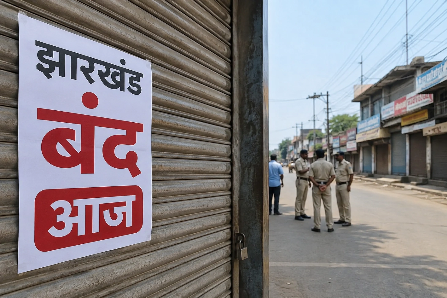 छात्र आंदोलन पर लाठीचार्ज के विरोध में बंद का आह्वान